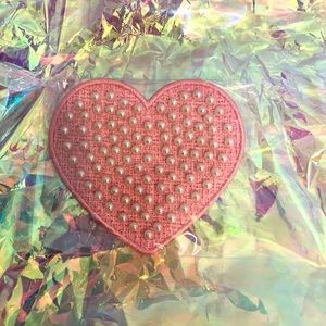NWT Stoney Clover pearl heart patch